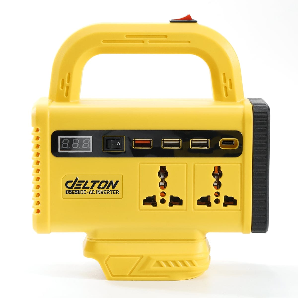 หัวแปลงปลั๊กไฟ (เฉพาะเครื่องเปล่า) DELTON รุ่น DC-AC150W-PRO 20V_3